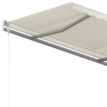 Markise Manuell Einziehbar 350x250 cm Creme