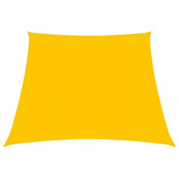 ARDEBO.de - Sonnensegel 160 g/m² Gelb 3/4x2 m HDPE