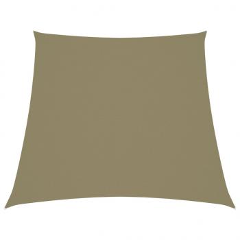 ARDEBO.de - Sonnensegel Oxford-Gewebe Trapezförmig 3/5x4 m Beige
