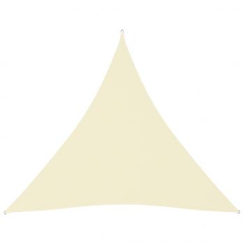 Sonnensegel Oxford-Gewebe Dreieckig 4,5x4,5x4,5 m Creme