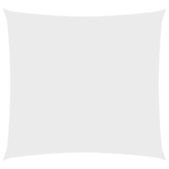 Sonnensegel Oxford Gewebe Quadratisch 3,6x3,6 m Weiß