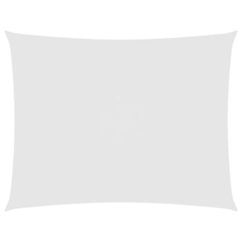 Sonnensegel Oxford-Gewebe Rechteckig 5x7 m Weiß