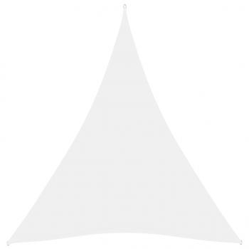 Sonnensegel Oxford-Gewebe Dreieckig 5x6x6 m Weiß