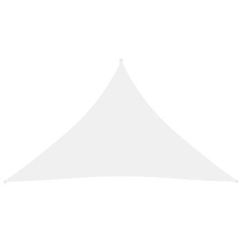 Sonnensegel Oxford-Gewebe Dreieckig 5x5x6 m Weiß