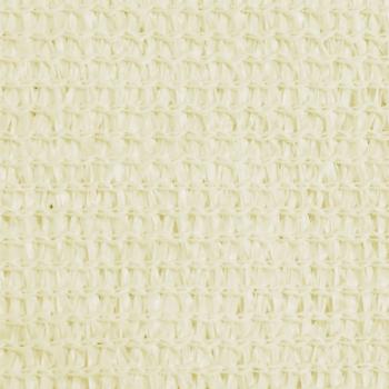 Sonnensegel 160 g/m² Creme 3/4x2 m HDPE