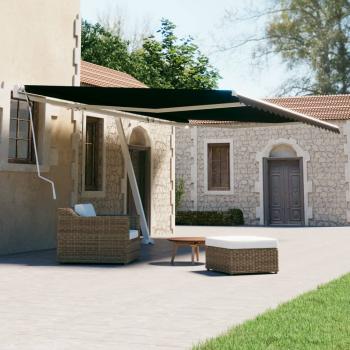 ARDEBO.de - Standmarkise Manuell Einziehbar 500x300 cm Anthrazit