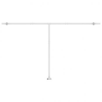 Standmarkise Manuell Einziehbar 500x350 cm Gelb/Weiß
