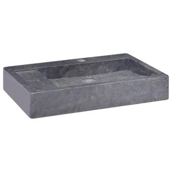 ARDEBO.de - Waschbecken Schwarz 58x39x10 cm Marmor