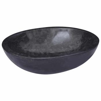 Waschbecken Schwarz 53x40x15 cm Marmor