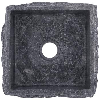 Waschbecken Grau 30x30x13 cm Marmor