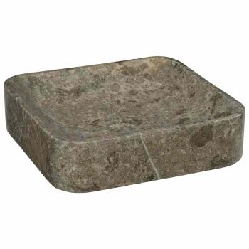 Waschbecken Grau 40x40x10 cm Marmor