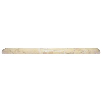 Tischplatte Creme Ø40x2,5 cm Marmor 