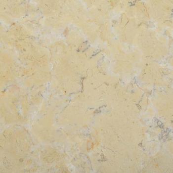 Tischplatte Creme Ø40x2,5 cm Marmor 