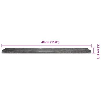 Tischplatte Schwarz Ø40x2,5 cm Marmor 