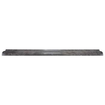 Tischplatte Schwarz Ø40x2,5 cm Marmor 