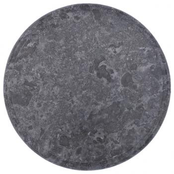 Tischplatte Grau Ø40x2,5 cm Marmor 