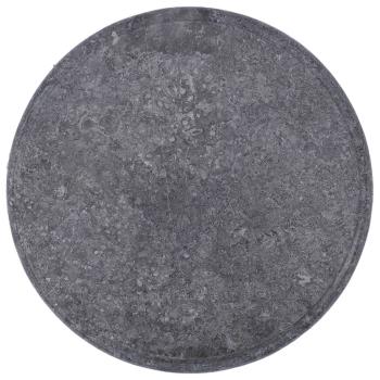Tischplatte Grau Ø40x2,5 cm Marmor 