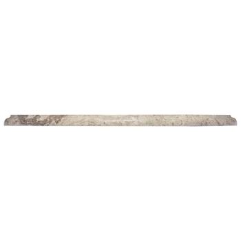 Tischplatte Grau Ø50x2,5 cm Marmor