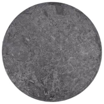 Tischplatte Grau Ø50x2,5 cm Marmor