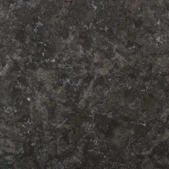 Tischplatte Schwarz Ø60x2,5 cm Marmor