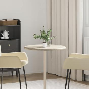 ARDEBO.de - Tischplatte Grau Ø60x2,5 cm Marmor