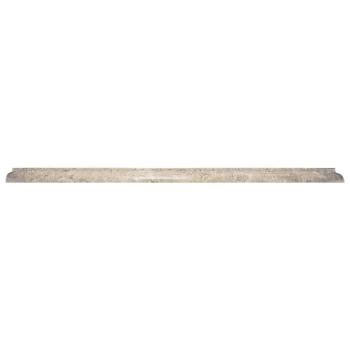Tischplatte Grau Ø60x2,5 cm Marmor