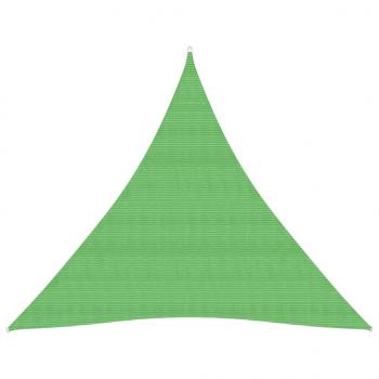 ARDEBO.de - Sonnensegel 160 g/m² Hellgrün 4,5x4,5x4,5 m HDPE