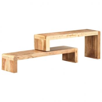 ARDEBO.de - 2-tlg. TV-Schrank Massivholz Akazie 