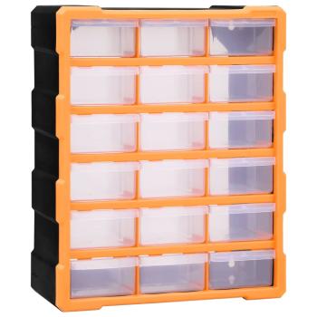 ARDEBO.de - Multi-Schubladen-Organizer 18 Schubladen 38x16x47 cm