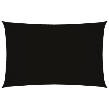 Sonnensegel Oxford-Gewebe Rechteckig 2x4,5 m Schwarz