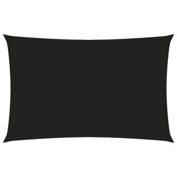 Sonnensegel Oxford-Gewebe Rechteckig 2x5 m Schwarz