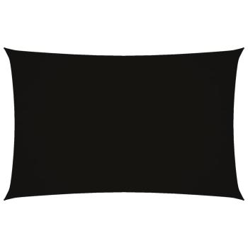 Sonnensegel Oxford-Gewebe Rechteckig 2x5 m Schwarz