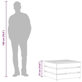 Garten-Palettentische 2 Stk. Imprägniertes Kiefernholz