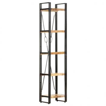 ARDEBO.de - Bücherregal 5 Fächer 40x30x180 cm Mango Massivholz