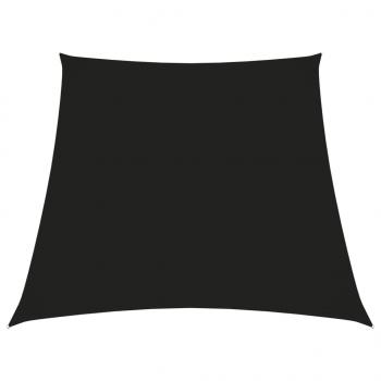 ARDEBO.de - Sonnensegel Oxford-Gewebe Trapezförmig 3/5x4 m Schwarz