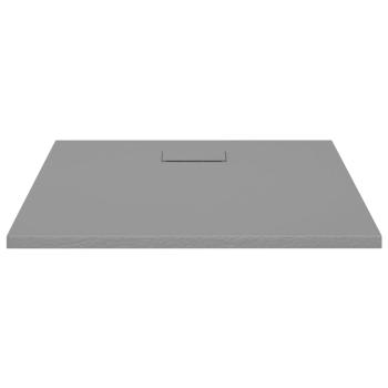 Duschwanne SMC Grau 90x80 cm