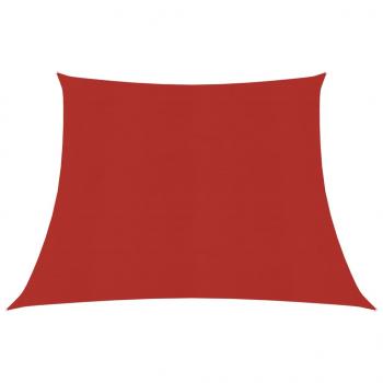 ARDEBO.de - Sonnensegel 160 g/m² Rot 3/4x2 m HDPE