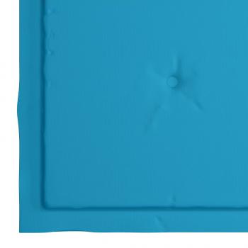 Gartenstuhl-Kissen 6 Stk. Blau 40x40x3 cm Oxford-Gewebe