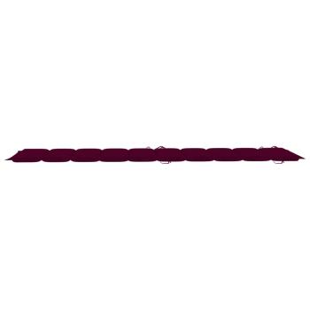 Sonnenliegen-Auflage Weinrot 186x58x3 cm Oxford-Gewebe