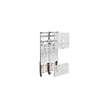 ARDEBO.de Hager ZK3EH64 Komplettfeld, univers Z, 4 Zählerplätze, BKE-I, Hauptschalter, H=1050mm, 2-feld