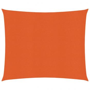 ARDEBO.de - Sonnensegel 160 g/m² Orange 3,6x3,6 m HDPE