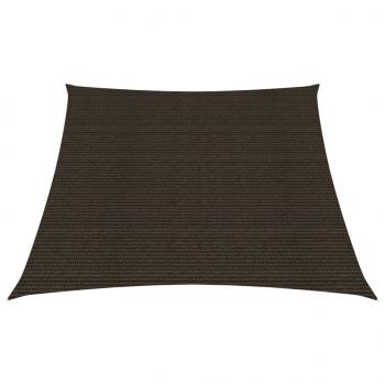ARDEBO.de - Sonnensegel 160 g/m² Braun 4/5x3 m HDPE