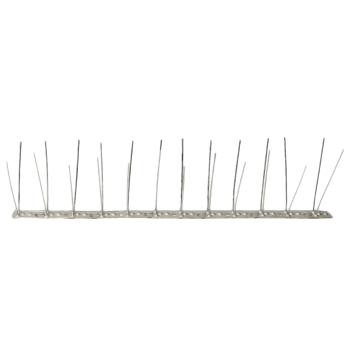 20-tlg. Taubenabwehr Spikes-Set Edelstahl 10 m 4-reihig