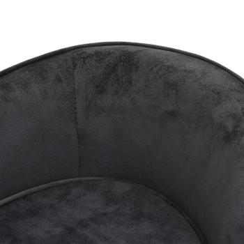 Hundesofa Dunkelgrau 69x49x40 cm Plüsch   