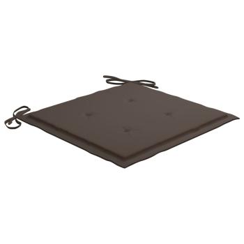 Gartenstühle 6 Stk. mit Kissen Massivholz Teak