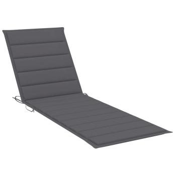 Sonnenliegen 2 Stk. mit Tisch und Auflagen Massivholz Akazie