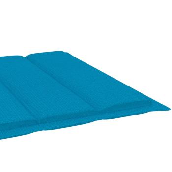 Sonnenliegen 2 Stk. mit Tisch und Auflagen Massivholz Akazie