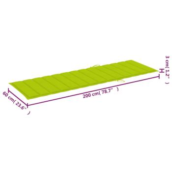 Sonnenliegen 2 Stk. mit Tisch und Auflagen Massivholz Akazie