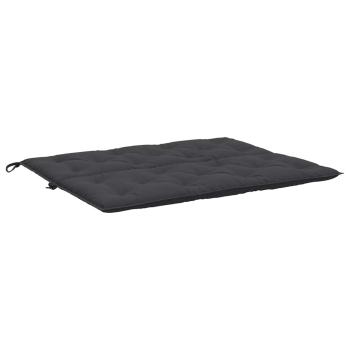 Gartenbank-Auflage Schwarz 120x(50+50)x7 cm Oxford-Gewebe