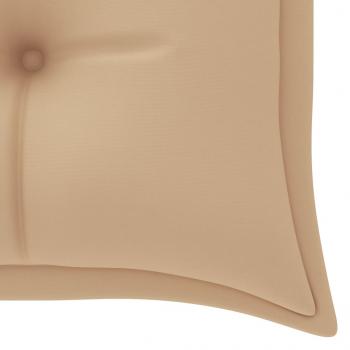 Gartenbank-Auflagen 2 Stk. Beige 150x50x7 cm Oxford-Gewebe